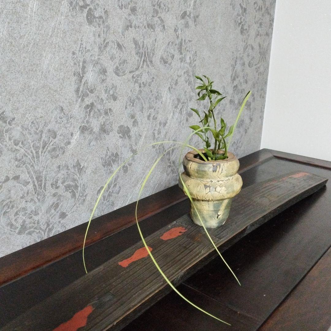 工芸品　 美術品　陶芸品　 アンティーク　置物　 花入れ 李朝 青花仏文蓋付壺 全高36cm 韓国 朝鮮 陶磁器 希少 地蔵 卍 美品