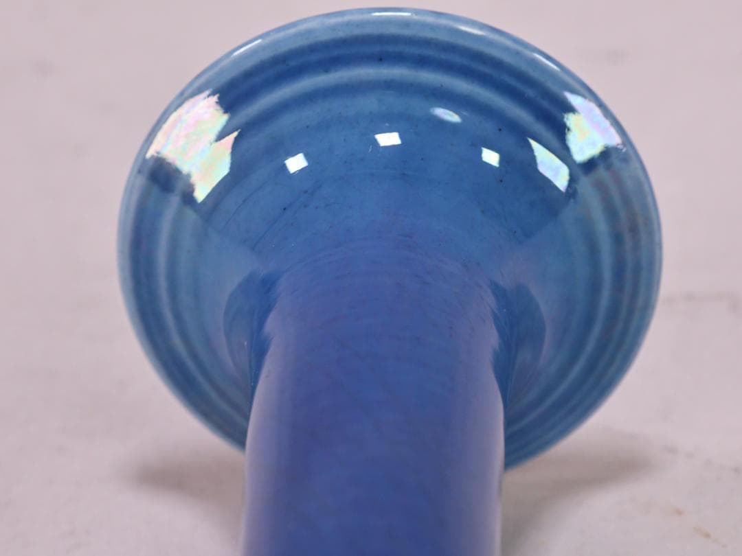 BK209 本物保証 徳田八十吉（正彦） 「 彩釉 花生 」 共箱 花器 花瓶