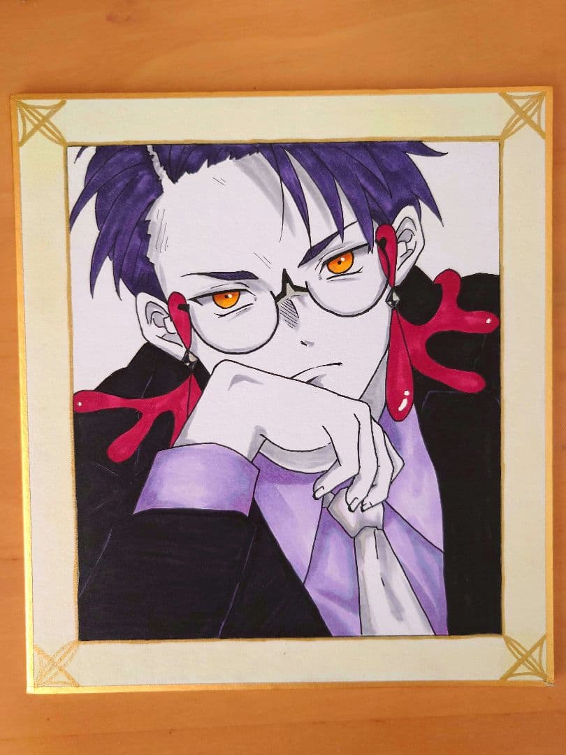 ポケットモンスターZA カラスバ ファンアート 手描きイラスト 色紙