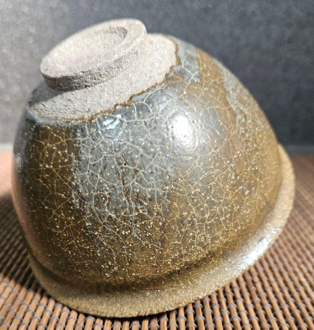 名品❗】中国古美術 中国古陶磁 褐釉 天目茶碗 伝世時代箱附属 茶道具