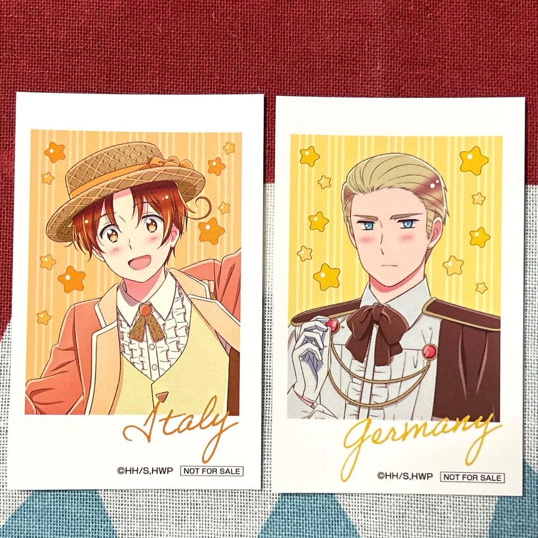 ヘタリアWorld☆Stars スイーツパレード 購入特典カード コンプセット