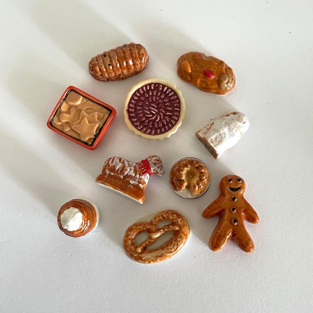 アルザスのお菓子 フェーブ フェーブ フランス 陶器 ミニチュア