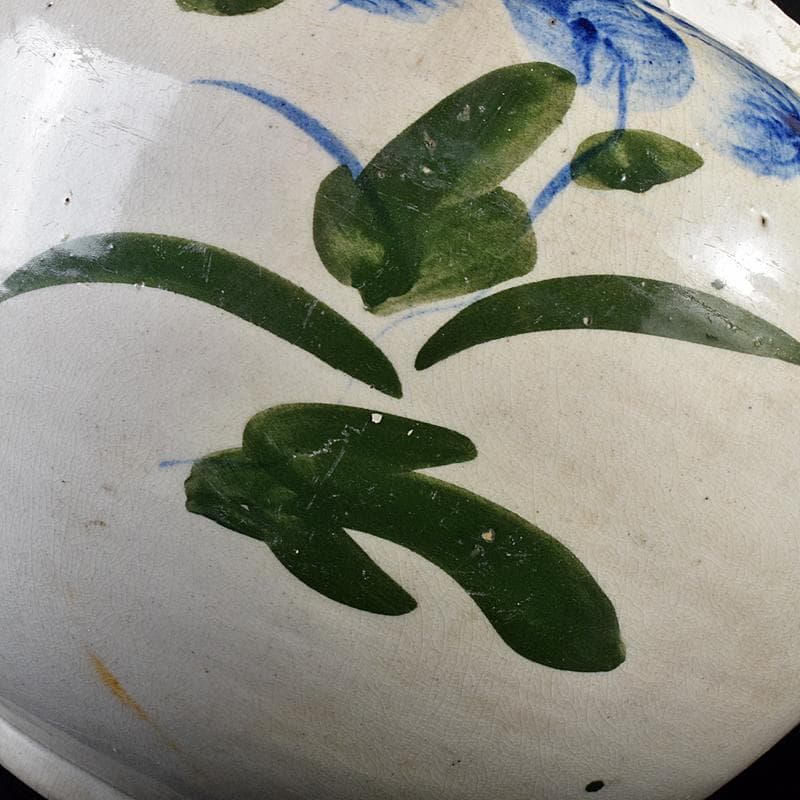 朝鮮美術 李朝 高麗白磁 色絵 花文 壷 高さ約31㎝ V R7859B - メルカリ