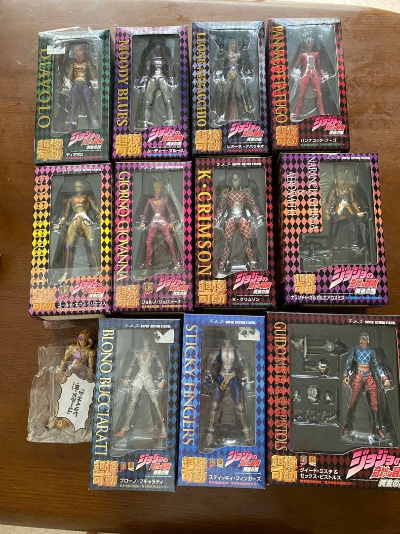 中古品　超像可動　ジョジョの奇妙な冒険 フィギュアセット 12体　まとめ売り 超レアモノなど200体以上が集結ッ！『ジョジョの奇妙な冒険