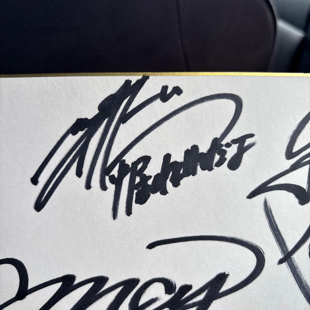 SMAP 6人 （香取、木村、草薙、森、中居、稲垣）直筆サイン色紙 - メルカリ