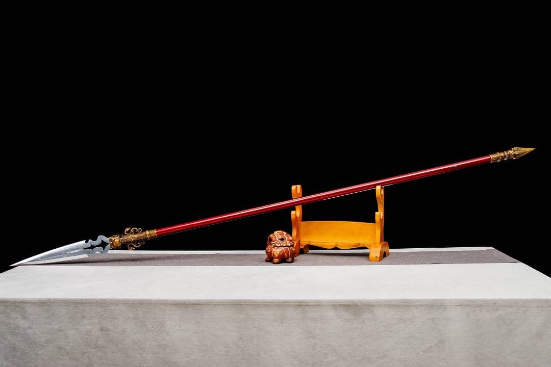 【赤天・龍焚鱗】古兵器 武具 手鍛造打 武蔵 銃 槍 鑑賞用 贈り物 武士道 赤天・龍焚鱗】古兵器 武具 手鍛造打 武蔵 銃 槍 鑑賞用 贈り物 武士道