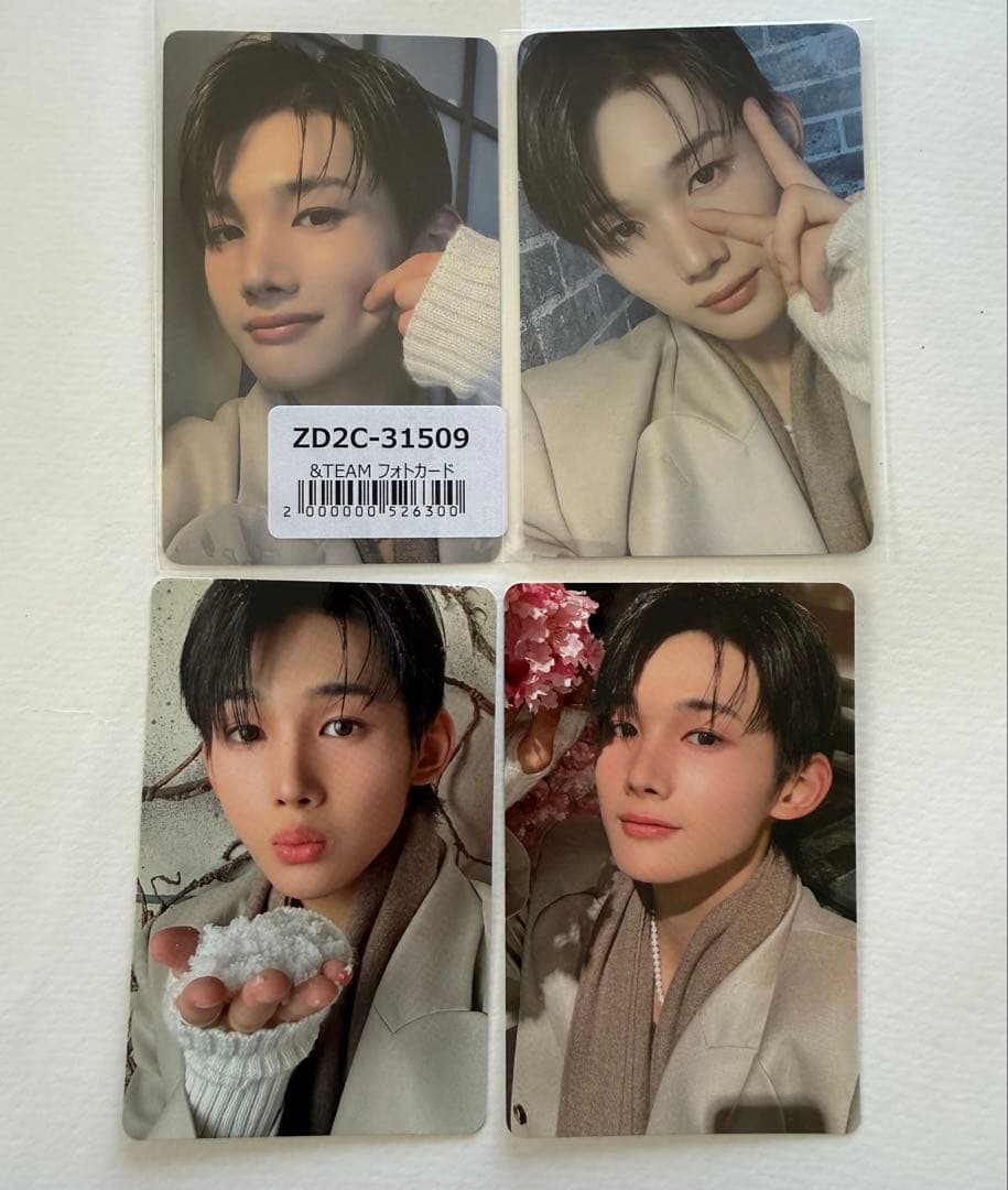 &TEAM JO 雪明かりトレカ4種 - メルカリ