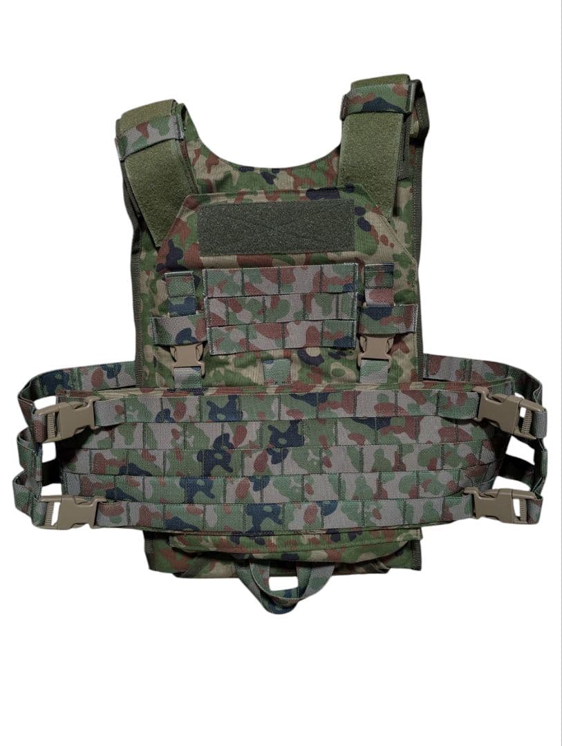陸自 18式防弾ベスト プレキャリ プレートキャリア 陸上自衛隊迷彩 3型
