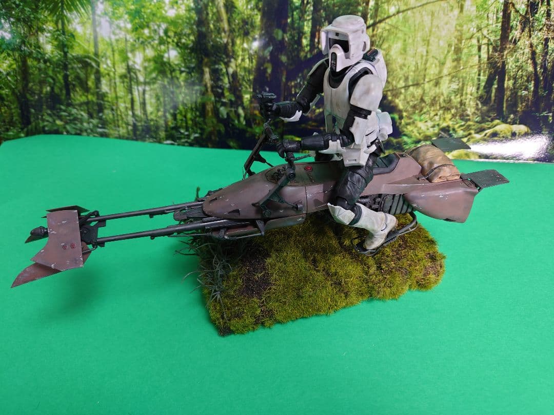スターウォーズ　スカウト・トルーパー&スピーダーバイク　完成品 S.H.Figuarts スカウト・トルーパー＆スピーダー・バイク | 魂ウェブ