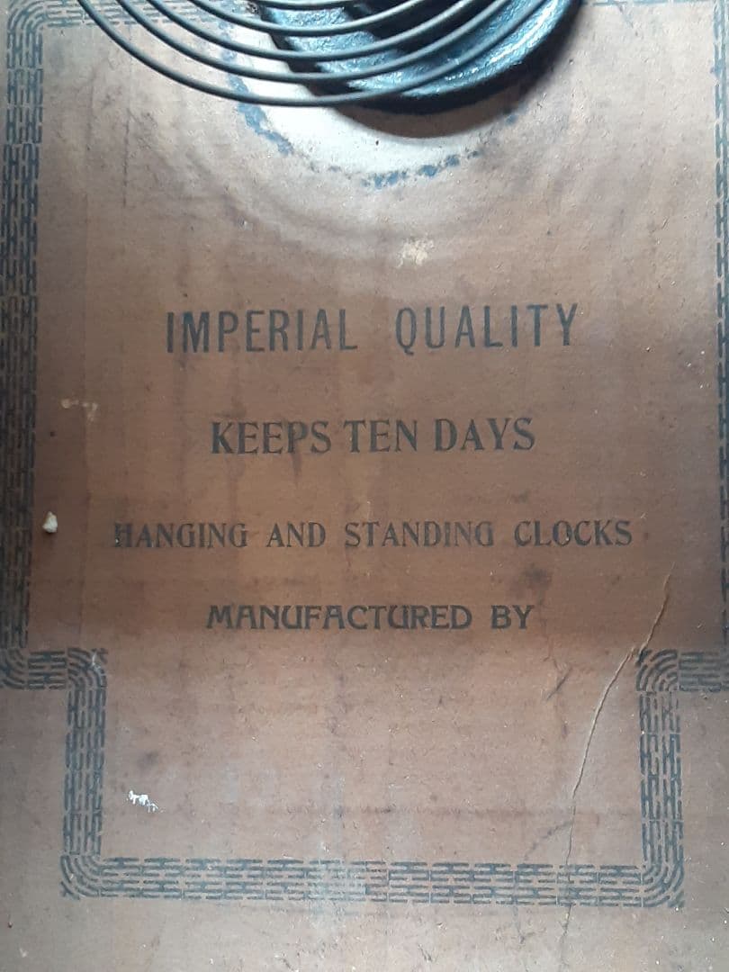 大正ロマン、八角形柱時計、 機械式 分解掃除、調整油注入、即使用可能