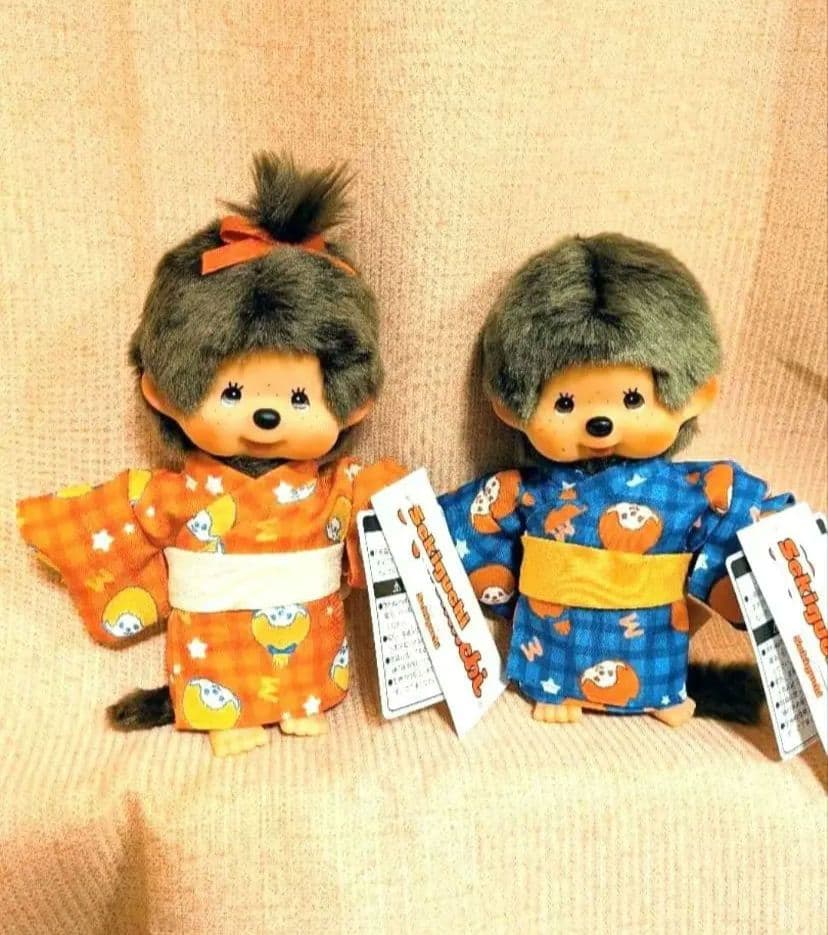 【新品☆レア】浴衣モンチッチ♡ 有隣堂一部店舗限定♡ 新品未使用☆ 浴衣姿の有隣堂限定モンチッチぬいぐるみが登場！「Monchhichi Happy