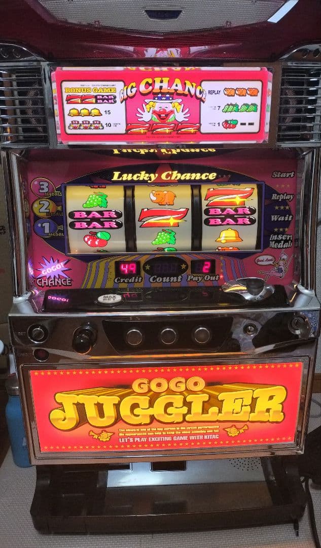 ゴーゴージャグラー2 実機 【千葉引取限定、1月末迄引取可能な方2000円引】 juggler2kd-03.jpg