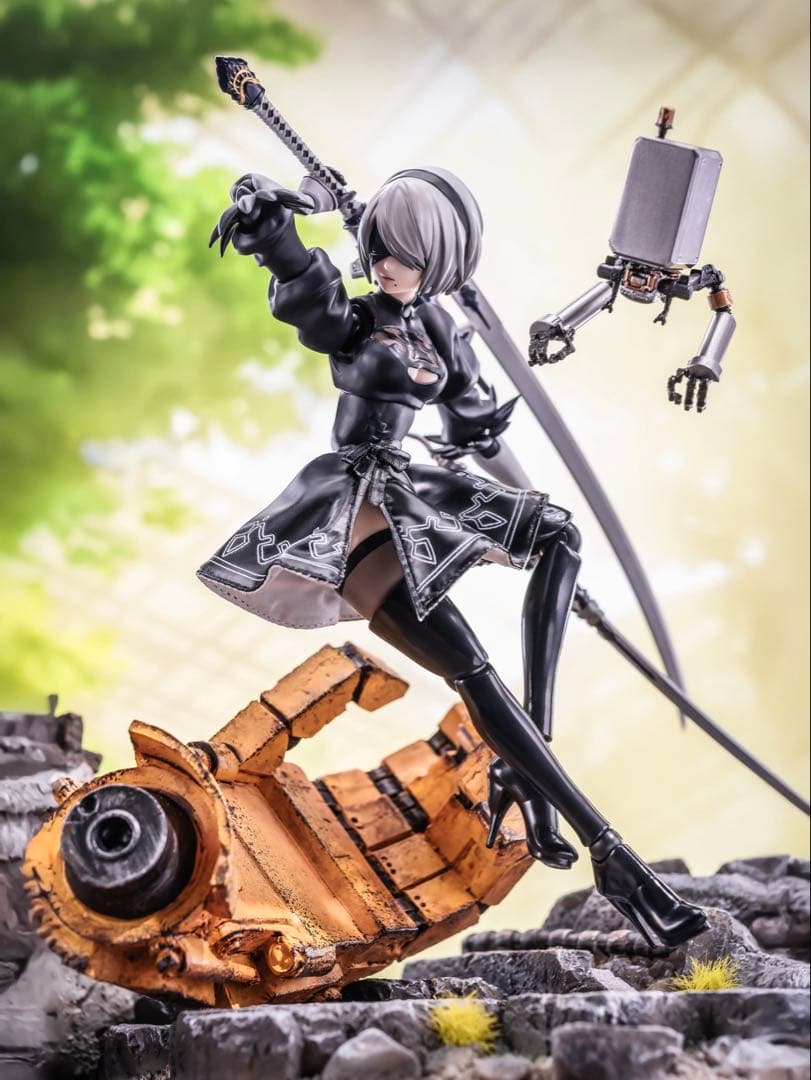 figma 2B（ヨルハ二号B型）用スカート 布製 可動UP 本体なし - メルカリ