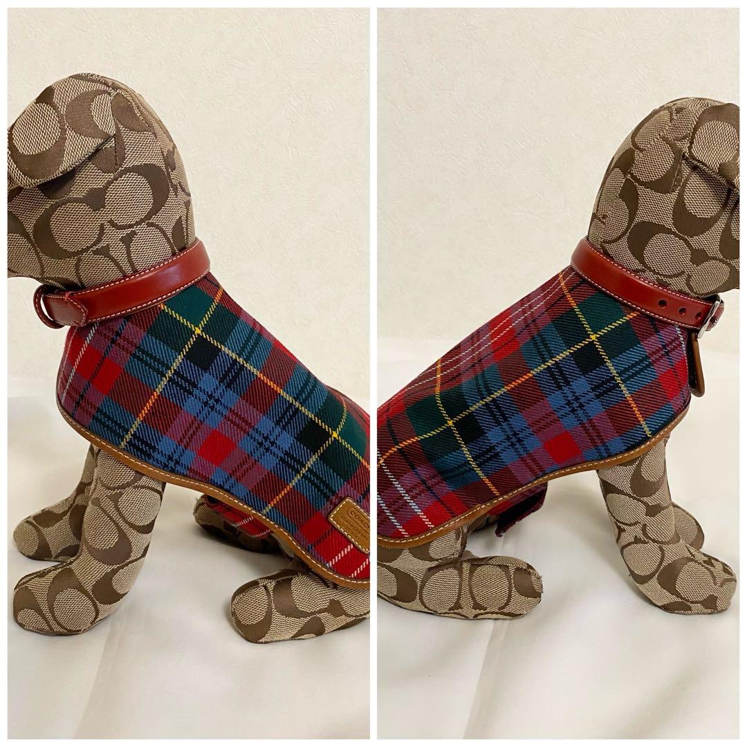 希少】COACH コーチ 人形 ぬいぐるみ 犬 シグネチャー ベスト - メルカリ