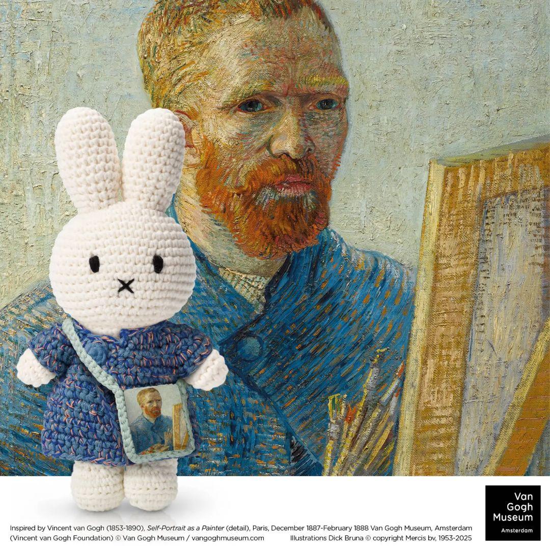 ゴッホ展限定あみぐるみミッフィー - メルカリ