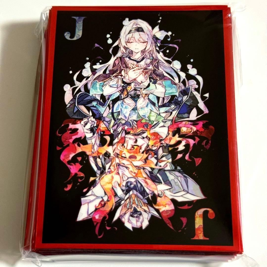 新品40枚 崩壊スターレイル ホタル サム トランプ柄 カードスリーブ