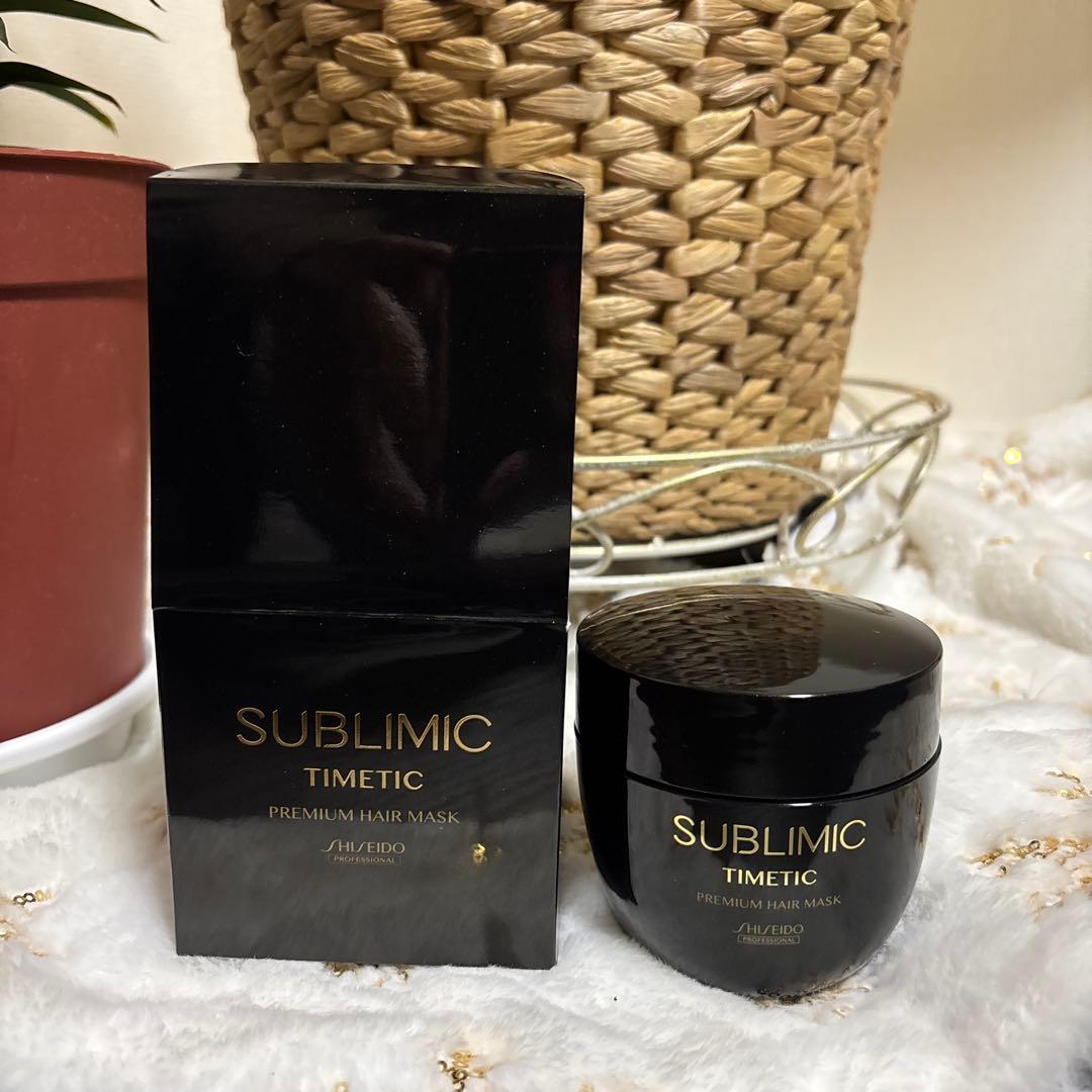 トリートメント Sublimic Timetic Hair mask Shiseido Professional Sublimic Timetic Premium Hair Mask 奢華黑鑽