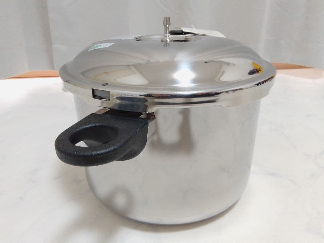 未使用 アサヒ軽金属 ゼロ活力鍋 5.5L 圧力鍋 蓋、蒸し器付 ※白おもり欠品