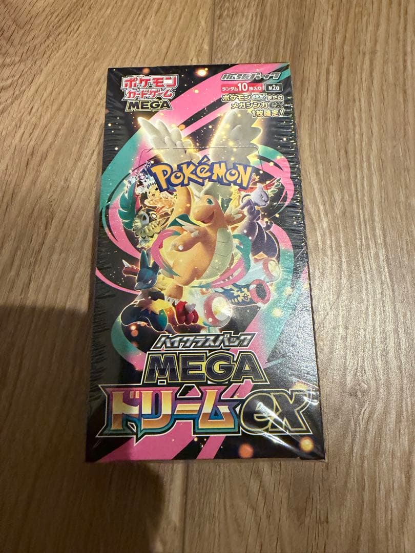 ポケモンカードゲーム MEGA ドリームEX シュリンク付き　BOX 楽天市場】【レビューで1パックプレゼント】MEGA ドリーム ex ポケモン