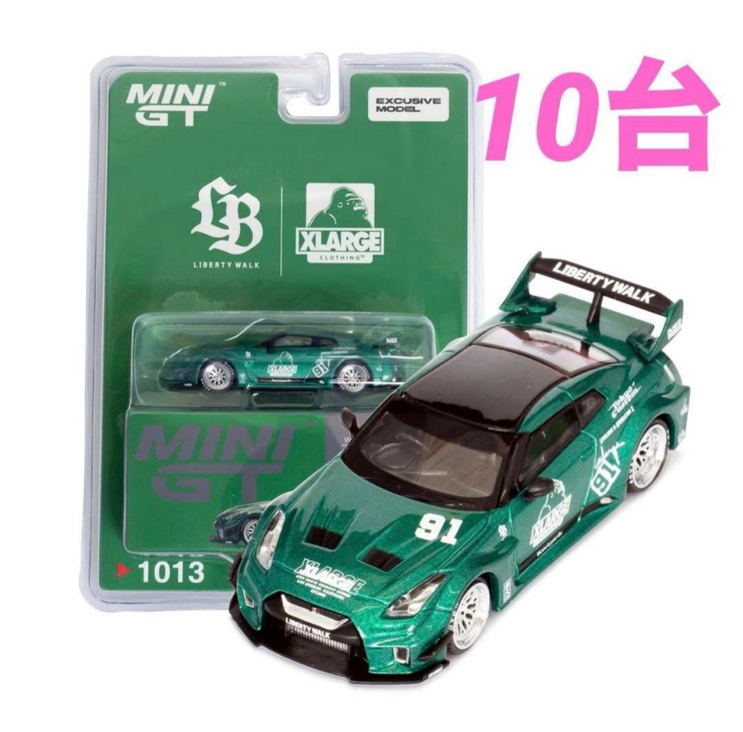 LIBERTY WALK×XLARGE MINI GT 1/64 10台 Mini GT x LB Walk x XLARGE #exclusive #nissan #r35 #r35gtr #minigt
