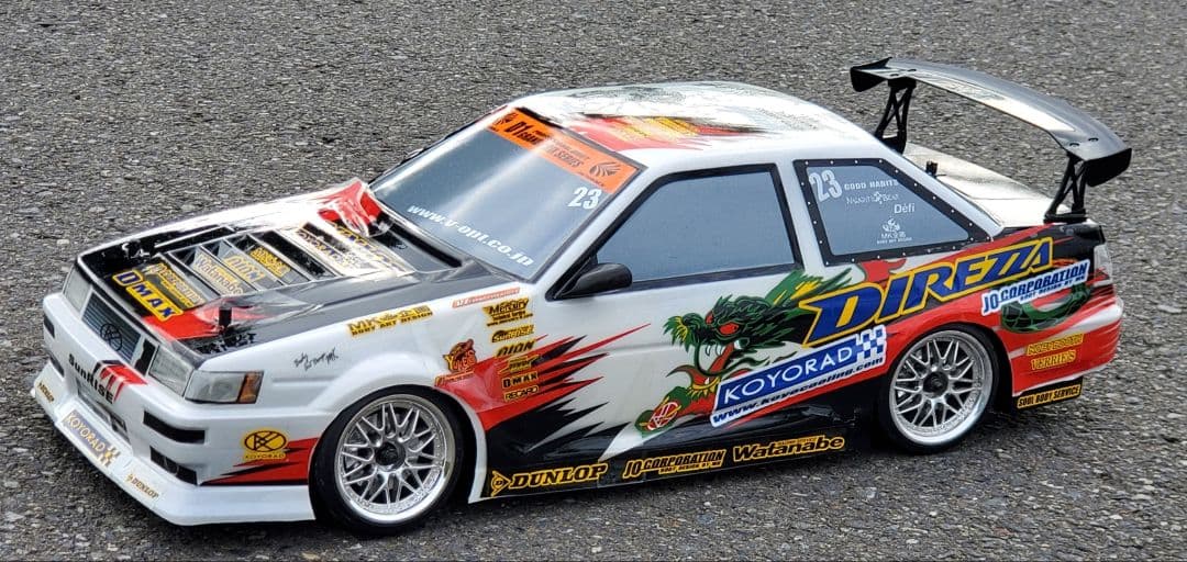 ヨコモ日比野AE86レビンボディ - メルカリ