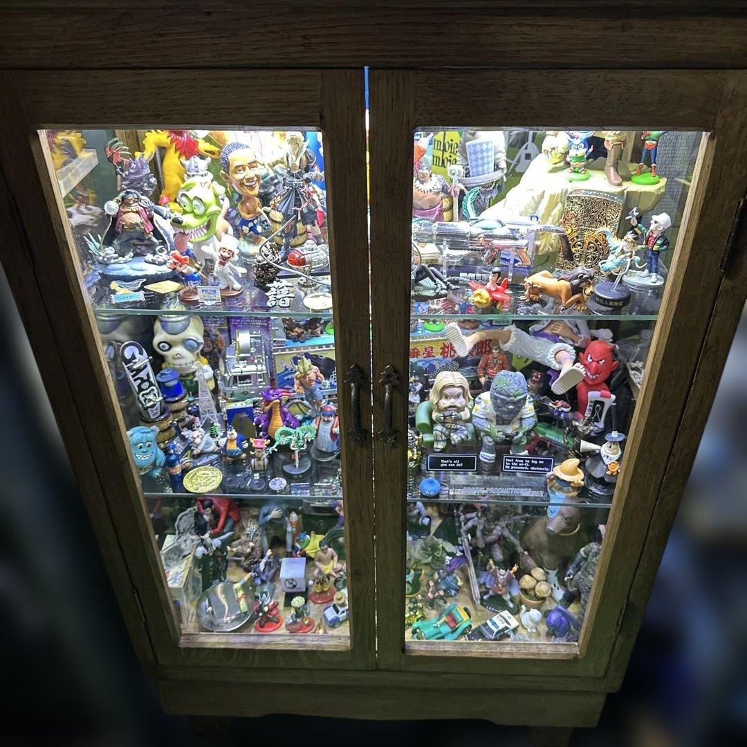 コレクションケースの中身 全部セット 兼 問い合わせ用 バラ売り対応可 八番屋 積み重ね可能 フィギュアケース 大型 透明展示 マグネット式扉