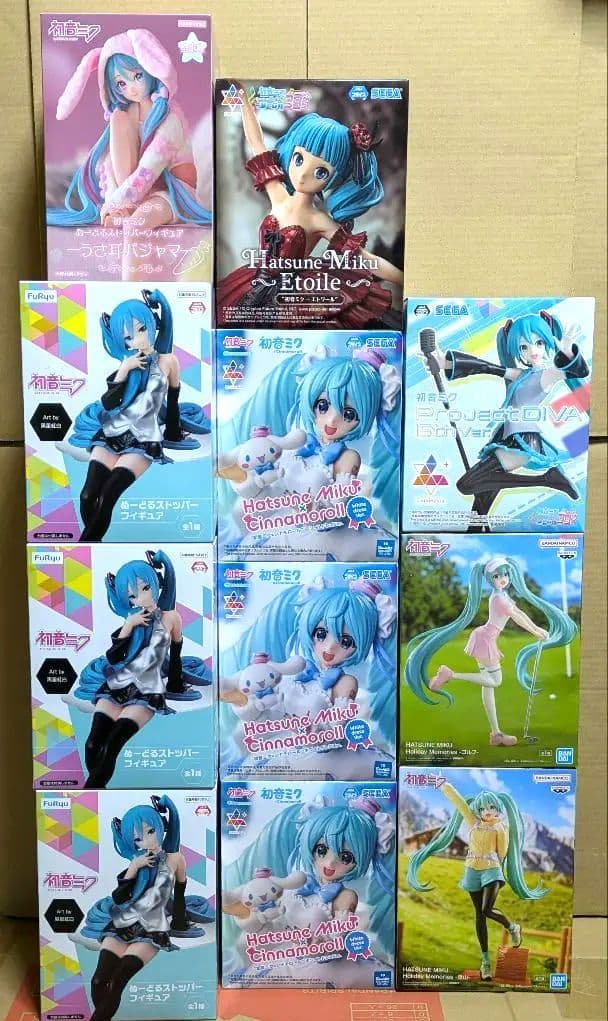 初音ミク フィギュア まとめ 11個セット キャラクター・ボーカル・シリーズ01 初音ミク』より、「初音ミク」が