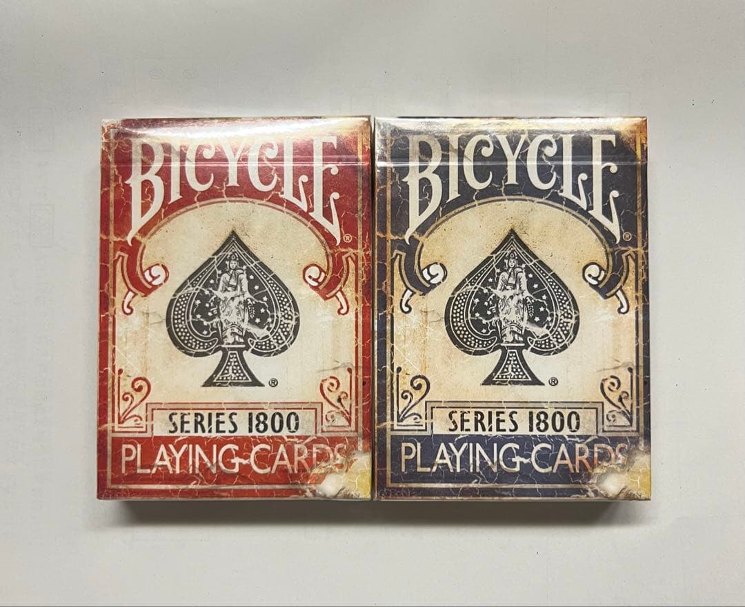 【Bicycle Series 1800】希少なヴィンテージ風トランプ赤青2個 Amazon.co.jp: Bicycle 1800 Vintage Series Playing Cards by