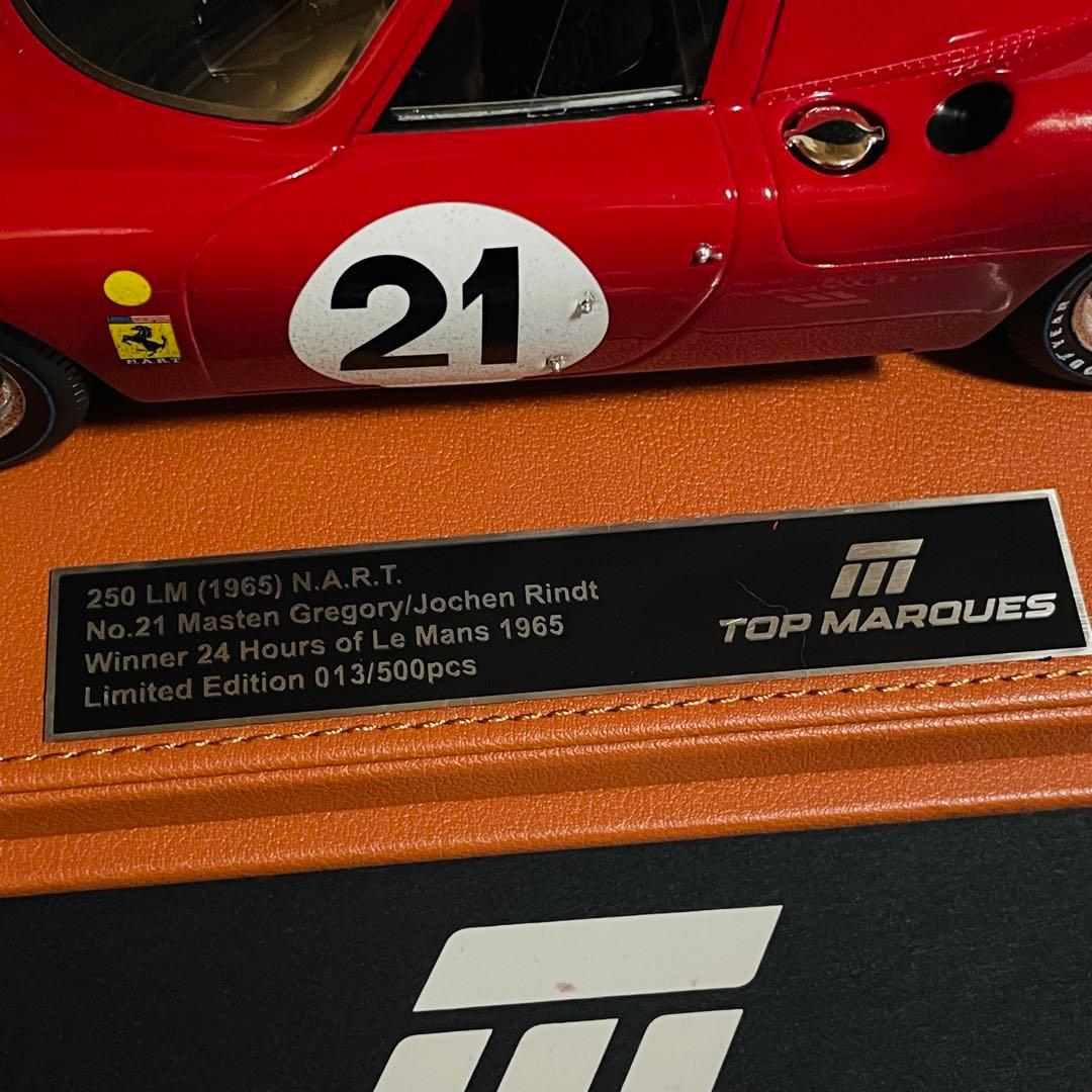 カスタム品 1/18 TOPMARQUES フェラーリ 250LM ルマン 優勝 - メルカリ