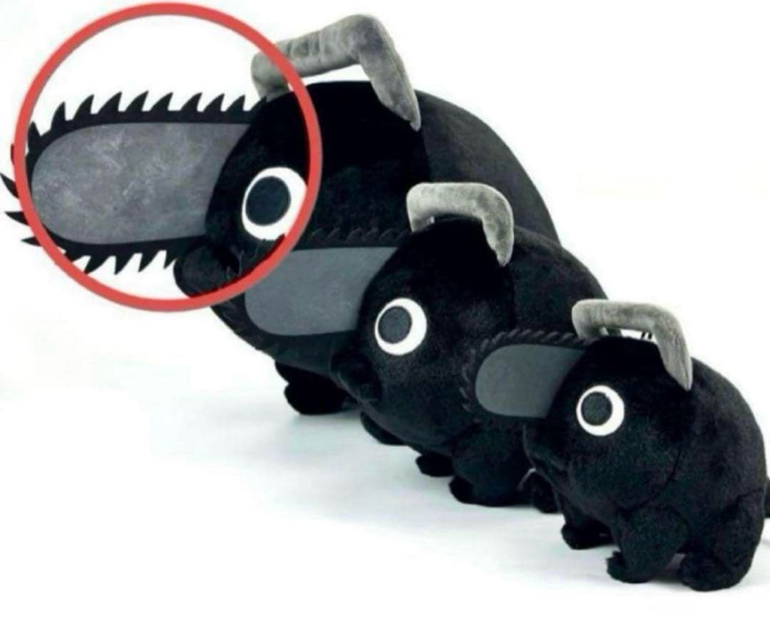 チェンソーマン ブラックポチタ ぬいぐるみ L big プラザ ロフト 映画