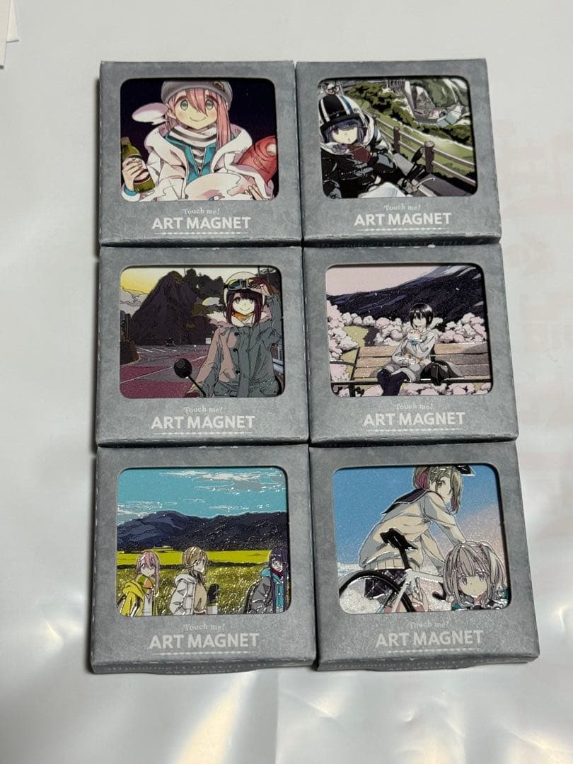 ゆるキャン△ 10周年記念展 『ゆるキャン△』アートマグネット ゆるキャン 』アートマグネット 全6種 ゆるキャン 10周年記念展 限定