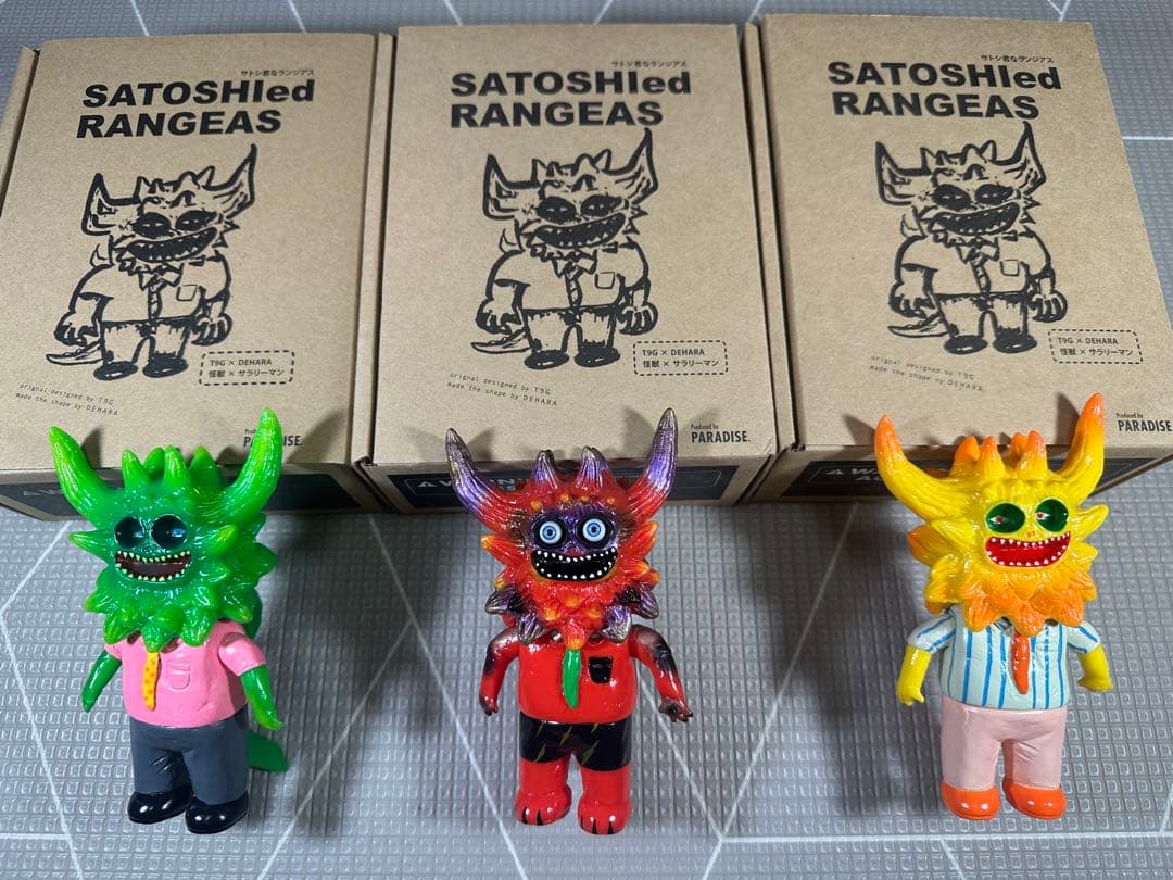 PARADISE SATOSHIled RANGEAS 3体セット CGC 10 PRISTINE Shiinotic 066/064 Art Rare Paradise Dragona