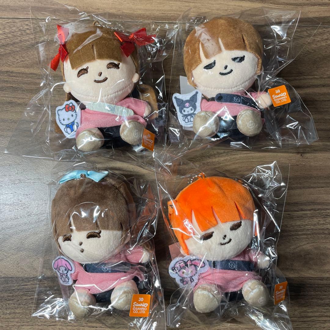 【未開封】SCANDAL×サンリオキャラクターズ ミニぬいぐるみ 4種セット サンリオ ぬいぐるみボールチェーン 全4種 コンプリートセット ガチャポン