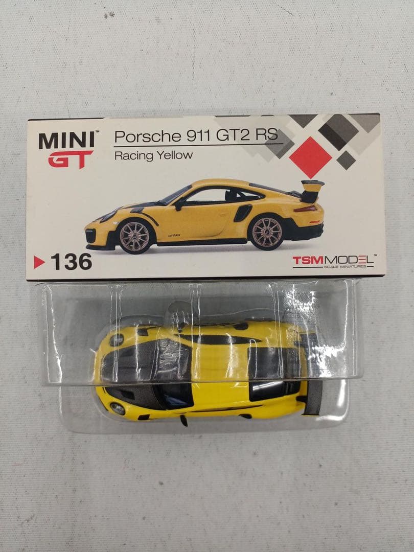 ミニカー MiNiGT Porsche 911 GT2 RS Racing Yellow MINI GT #136 Porsche 911 GT2 RS Racing Yellow – J Toys Hobby