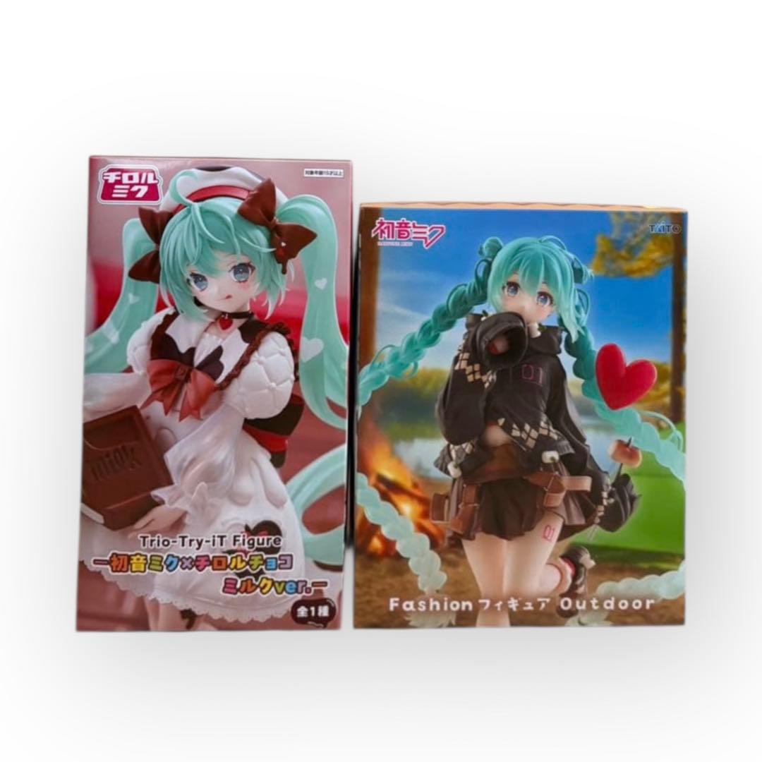 初音ミク Outdoor チロルチョコ ミルクver. フィギュア セット - メルカリ