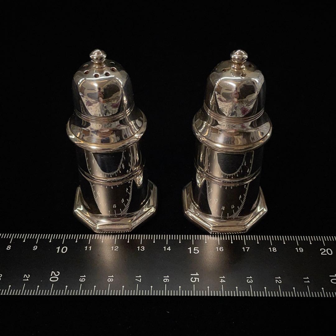 3705 クリストフル ペッパー&ソルト 調味料入 シルバーカラー - メルカリ