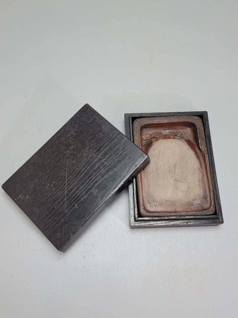 中国美術　書道具 紅澄泥双龍 文長方陶硯 2026年最新】澄泥硯の人気アイテム - メルカリ