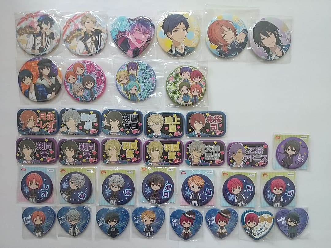 あんスタ 缶バッジ アニバーサリー デフォルメ 夢ノ咲 ハート缶 とるパカ！ あんさんぶるスターズ！～ハート型缶バッジ Vol.6～｜一番