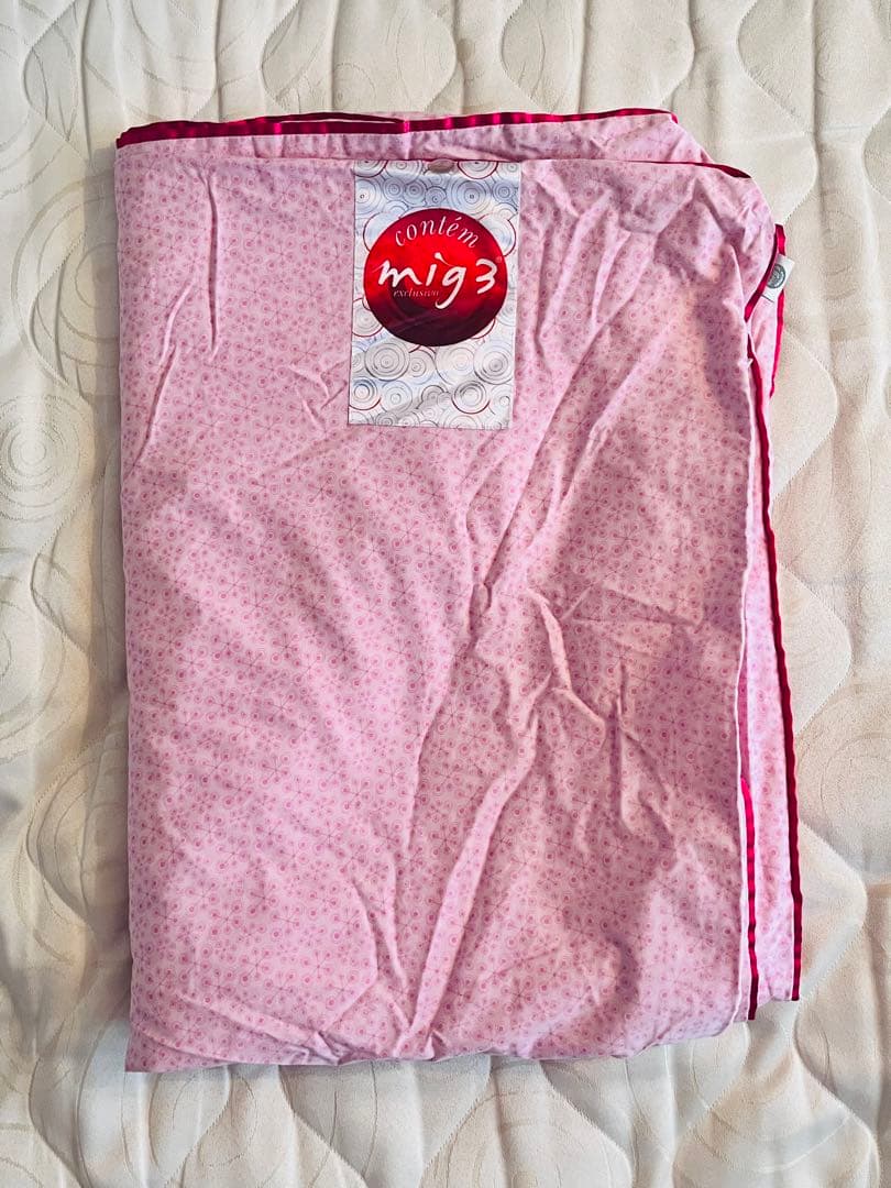 【即購入大歓迎】インヴェル掛けカバーピンクシングル あったか綿混キルトの掛け布団カバー ＜シングル/セミダブル/ダブル