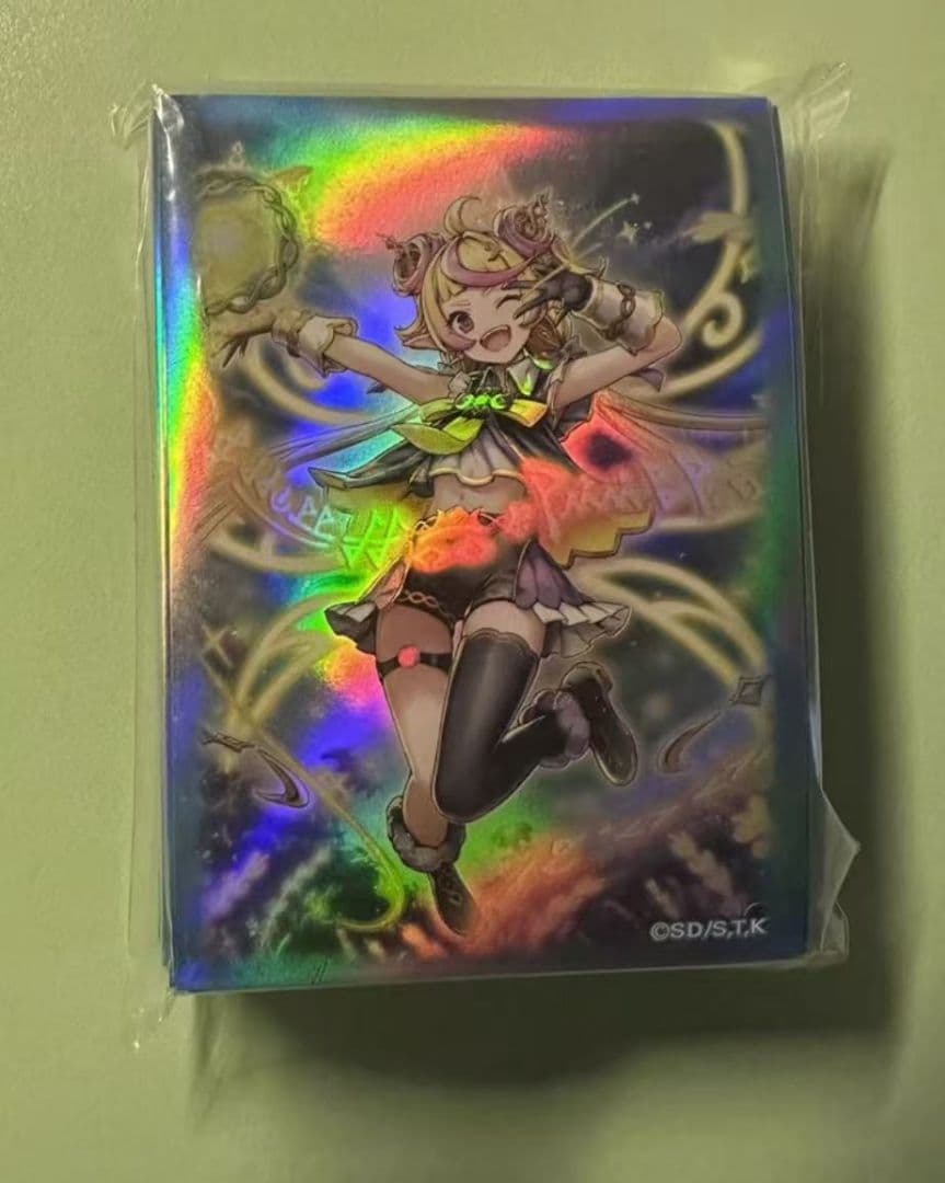 遊戯王【海外限定】エルフェンノーツ スリーブ 耀聖の月詩フォルトナ 新品未開封 希少】エルフェンノーツ スリーブ 耀聖の月詩フォルトナ 海外限定 未