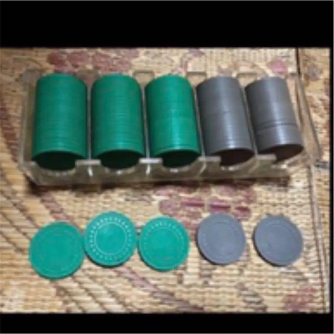 数年使用麻雀チップ特殊加工直径4cmグレー1枚足りないです。 GAZZ_FS_(G) 全自動麻雀卓 点数表示モデル ガズィFSグレーメタリック