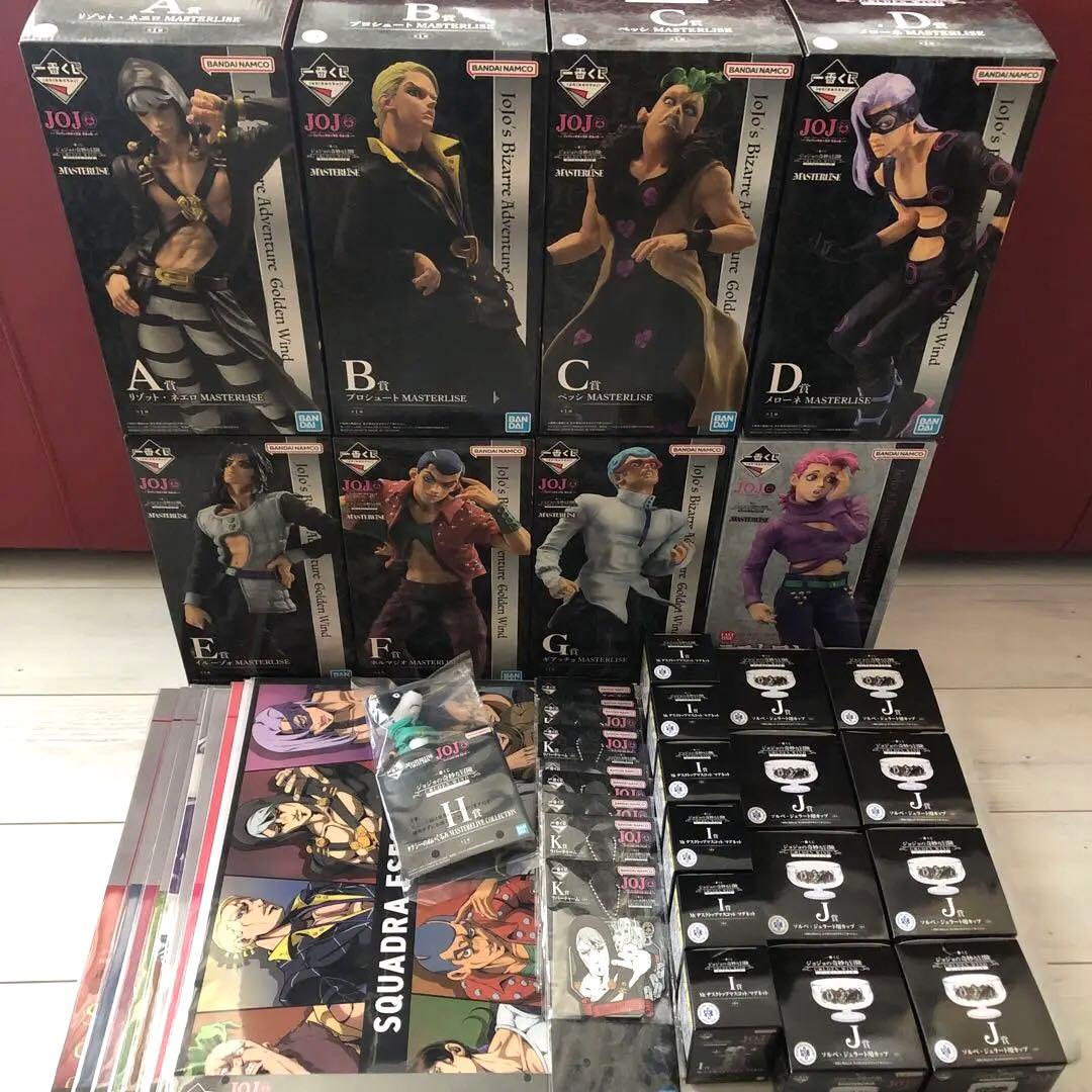 一番くじ　ジョジョ　HITMAN TEAM 全賞フルコンプ　コンプリートセット 一番くじ ジョジョの奇妙な冒険 GOLDEN WIND -HITMAN TEAM-｜一番くじ