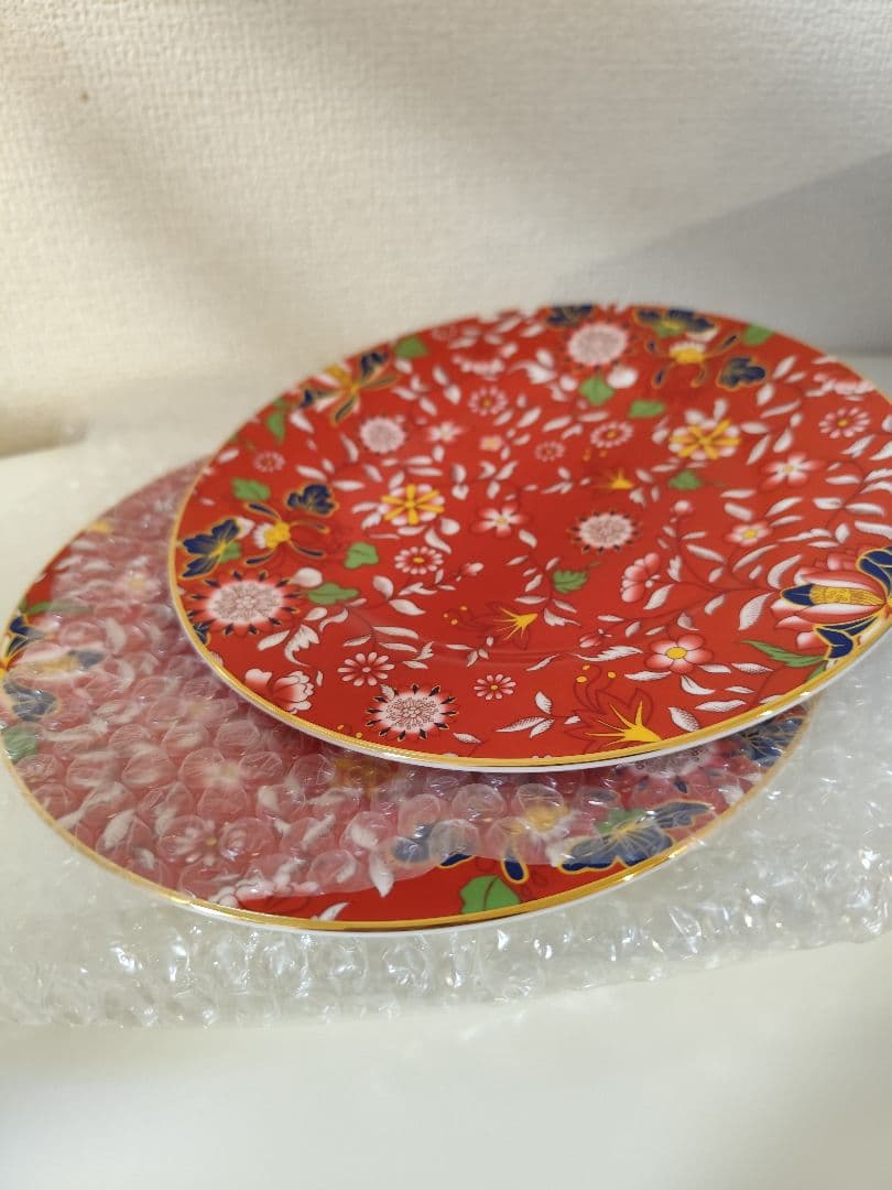 新品 ウエッジウッド ワンダーラスト クリムゾンジュエル 20cmプレート