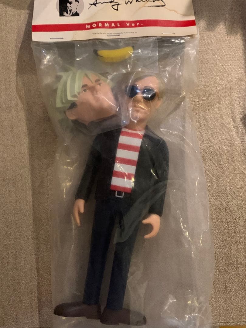 アンディ・ウォーホル ノーマルVer. フィギュア C.J.MART / VCD アンディ・ウォーホル ネイビーVer.