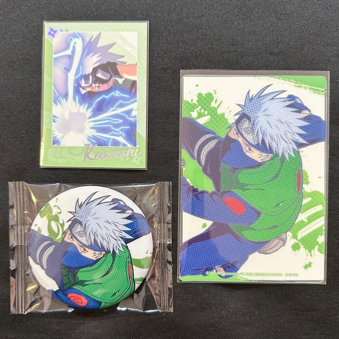 NARUTO カカシ はたけカカシ 缶バッジ クリアカード 波点系列 中国限定