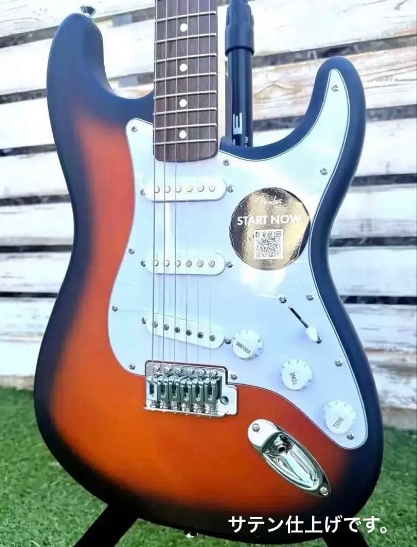 Squier by Fender D,C Stratocaster【セット】 Squier by Fender SONIC STRATOCASTER HSS Black エレキギター初心者14