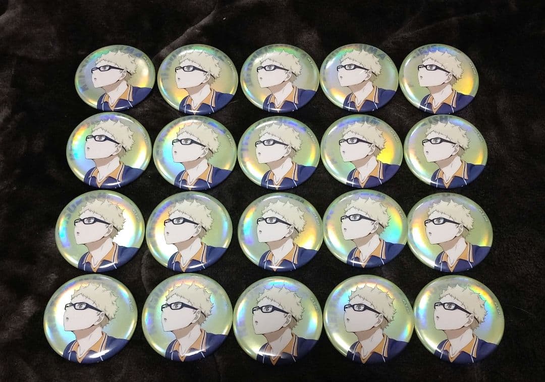 ハイキュープラザ　助走缶バッチ　月島蛍 Amazon.co.jp: 【公式】コスパ ハイキュー!! 月島蛍 65mm缶バッジ Ver