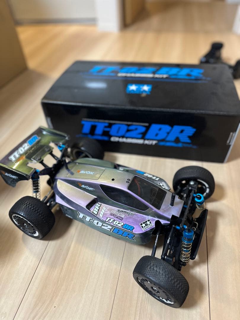 タミヤ 1/10 TT-02BR Tamiya TT-02BR Vs. TT-02B - Unboxing and Comparison - What Hop-Ups