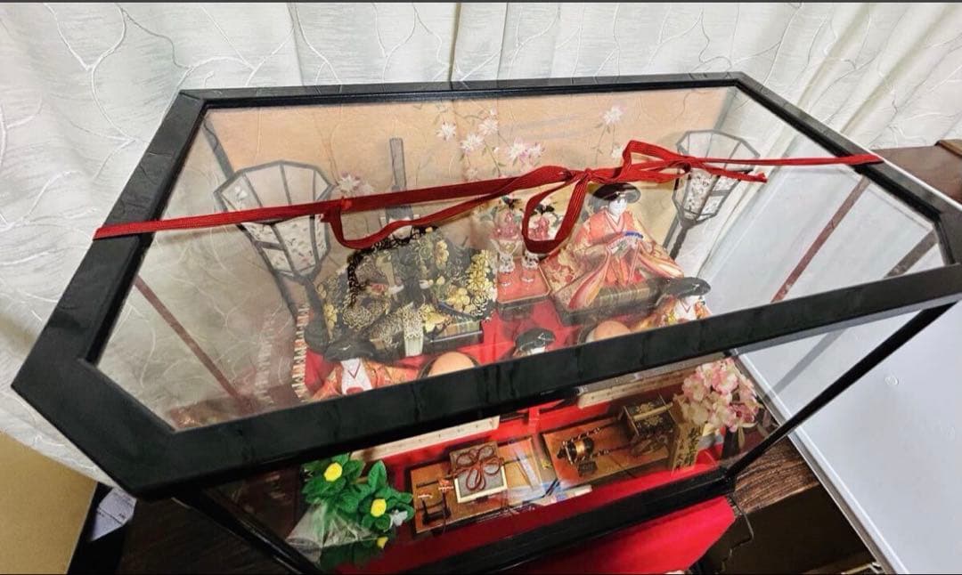 久月 美品 縁起の良い高級雛人形】親王官女五人飾り 桃の節句に - メルカリ