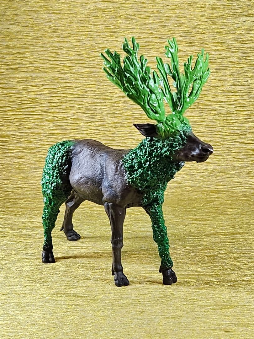 LOBINDON ビカクシカ M フィギュア 植物 動物 鹿 シダ - メルカリ